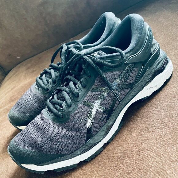Excellent Asics GEL-Kayano 24 womens 9.5 US Medium 41.5 EUR Black - Picture 12 of 15